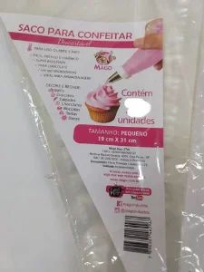 Saco Confeitar/Manga Descartável Pequena 19X31 - MagO