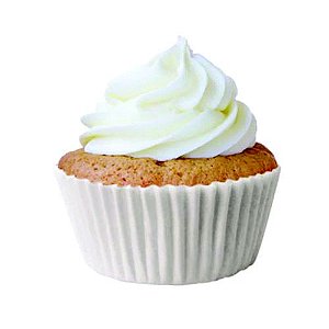 45 Forminhas Para Cupcake NATURAL Nº0 Lisa - Mago