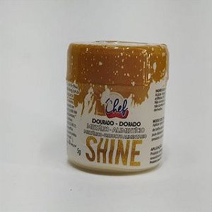 PÓ PARA DECORAÇÃO SHINE METÁLICO DOURADO 5G (ICEBERG)