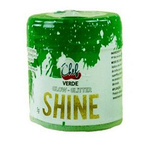 PÓ GLITTER-GLOW VERDE 5g DECORAÇÃO SHINE (ICEBERG)