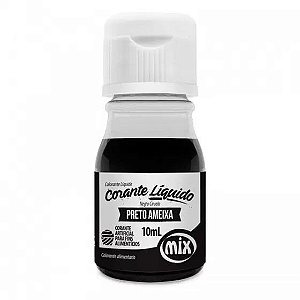 Corante Liquido Mix 10 Ml Preto (Mix)