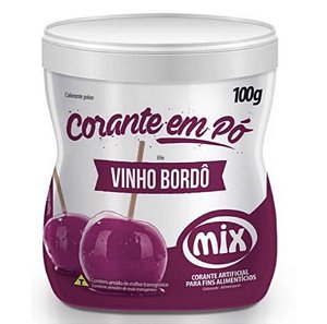 Corante Em Pó Mix Vinho Bordo 100 Gramas  (Mix)