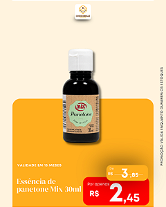 Essencia Mix Aroma De Panetone 30 Ml (Mix)