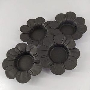 50 Forminhas Para Festa Flor Margarida Preto