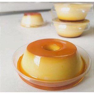 10 FORMA MINI PUDIM 130 GR FORNEÁVEL COM TAMPA   ( goodpack )