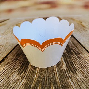 12 SAIA PARA CUPCAKE FRANCESINHA LARANJA 12.46 (NC TOYS CUPCAKE)