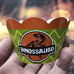 12 SAIA PARA CUPCAKE TEMA DINOSSAURO 87.13 (NC TOYS CUPCAKE)
