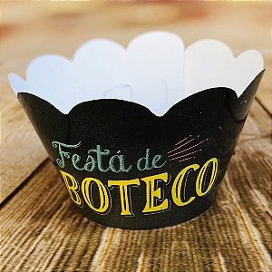 12 SAIA PARA CUPCAKE TEMA FESTA BOTECO 76.2 (NC TOYS CUPCAKE)