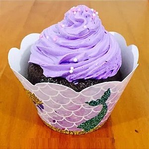 12 SAIA PARA CUPCAKE TEMA SEREIA 72.2 (NC TOYS CUPCAKE)
