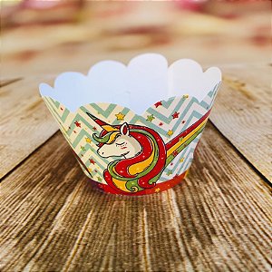 12 SAIA PARA CUPCAKE TEMA UNICÓRNIO 68.2 (NC TOYS CUPCAKE)