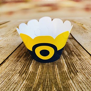 12 SAIA PARA MINI CUPCAKE TEMA AMARELINHOS 20.30 (NC TOYS MINI CUPCAKE)