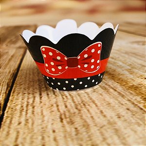 12 SAIA PARA MINI CUPCAKE LAÇO VERMELHO 20.23 (NC TOYS MINI CUPCAKE)