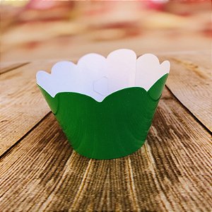 12 SAIA PARA MINI CUPCAKE VERDE BANDEIRA 20.18 (NC TOYS MINI CUPCAKE)