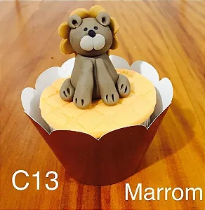 12 SAIA PARA CUPCAKE MARROM 12.13 ( NC TOYS CUPCAKE )