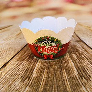 12 SAIA PARA CUPCAKE TEMA NATAL 63.2 (NC TOYS CUPCAKE)