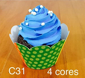 12 SAIA PARA CUPCAKE 4 CORES 33.2 (NC TOYS CUPCAKE)