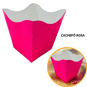 10 Cachepo Festa Rosa Neon 9X9X7 cm Vaso Decoração 2.61 (Nc Toys Cachepo)
