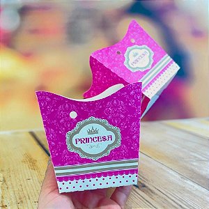 10 Cachepo Festa Princesa 9X9X7 cm Vaso Decoração 45.1 (Nc Toys Cachepo)