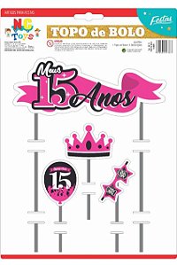 Topo De Bolo 15 Anos  96.15  (Nc Toys)