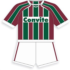 8 Convites Uniforme Listrado Vermelho E Verde 14.42  (Nc Toys Convites)
