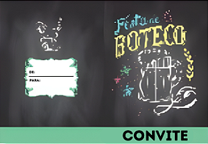 10 CONVITES FESTA DE BOTECO 76.6 NC TOYS CONVITE