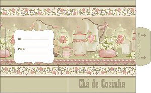 10 Convites Chá De Cozinha Mod01 14.51  (Nc Toys Convites)