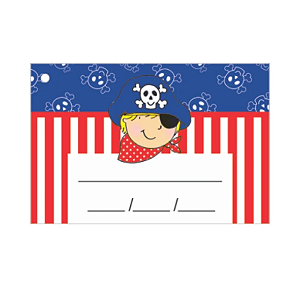 50 TAGS LEMBRANÇINHAS LINHA PIRATA 27.16 (NC TOYS)