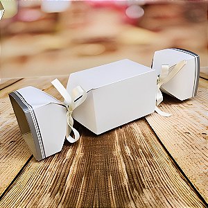 10 Caixa Bala Lembrancinha Festa Francesinha Prata 8.42 (Nc Toys)