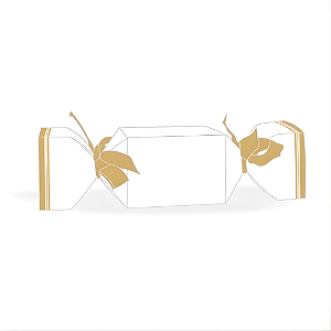 10 Caixa Bala Lembrancinha Festa Francesinha Ouro 8.43 (Nc Toys)