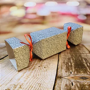 10 Caixa Bala Lembrancinha Festa Imitação Glitter Prata 8.48 (Nc Toys)