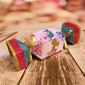 10 Caixa Bala Lembrancinha Festa Sereia 72.4 (Nc Toys)