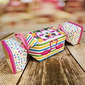 10 Caixa Bala Lembrancinha Festa Flamingo 67.4 (Nc Toys)