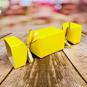 10 Caixa Bala Lembrancinha Festa Amarela 8.19 (Nc Toys)