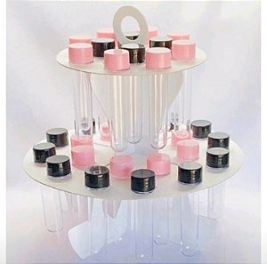 SUPORTE PARA TUBETES BRANCO 57.1 C/01UN  (NC TOYS)