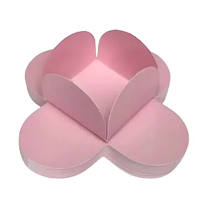 50 Forminhas Rosa Claro Para Doces 4 Pétalas 3,3X3,3X2,2 10.9 (Nc Toys Simples)
