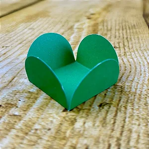 50 Forminhas Verde Bandeira Para Doces 4 Pétala Mini 3X3X2 Cm (70.8) Nc Toys Mini