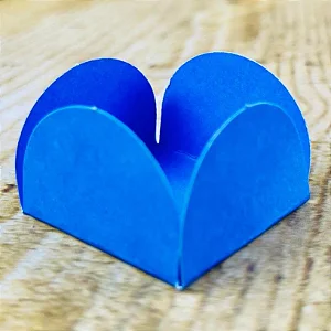 50 Forminhas Azul Para Doces 4 Pétala Mini 3X3X2 Cm (70.5) Nc Toys Mini