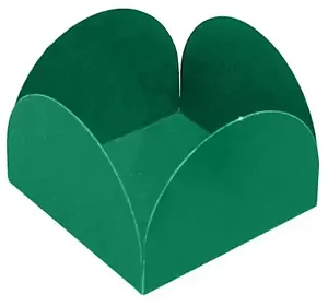 50 Forminhas Verde Bandeira Para Doces 4 Pétalas G 4X4X2.7 ( 55.8 ) Nc Toys G