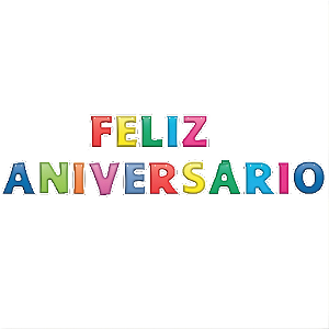 Faixa Festa Feliz Aniversário Coloridos 17.1 (Nc Toys Faixa)