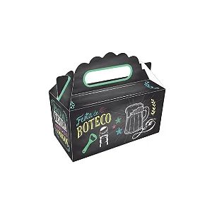 5 Caixa Maleta Lembrancinha Boteco 16X13X8Cm 76.8 (Nc Toys)