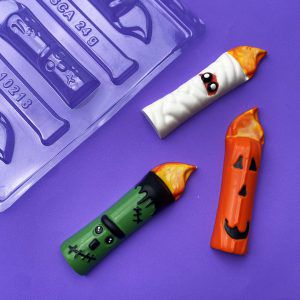 Forma Bwb Silicone Halloween Velas Fantasmas 50G Cod-10218  (Bwb Especial)