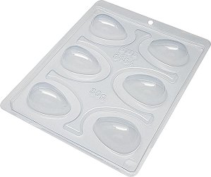 Ovo Liso 30G Páscoa  Forma Bwb Silicone 3 Partes 30G Cod-9454 (Bwb Especial)  (BWB PASCOA)