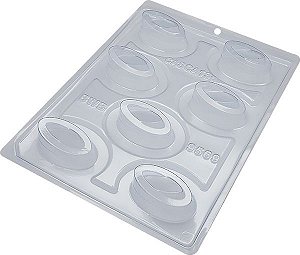 Forma Bwb Silicone Bombom Detalhado 2 3 Partes 26G Cod-9569 (Bwb Especial)