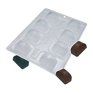 Bombom Recheado Listrado Forma Bwb Com Silicone 27G 3 Partes Cod-9717 (Bwb Especial)