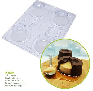 Forma Bwb Pudim Doces Finos 3 Partes C/ Silicone 90G Cod-1403 (Bwb Especial)