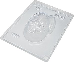 Forma Bwb Ovoelho Frente Páscoa 3 Partes C/ Silicone 250G Cod-827 (Bwb Especial)  (BWB PASCOA)
