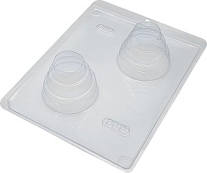 Forma Bwb Bolo Detalhado Grande 3 Partes C/ Silicone 130G Cod-863 (Bwb Especial)