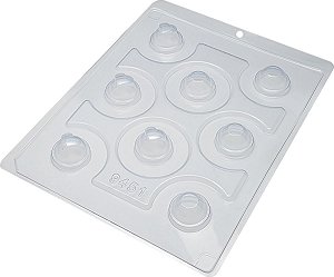 Esfera Com Coração 30Mm Forma Bwb Com Silicone 3 Partes 15G Cod-9451 (Bwb Especial)