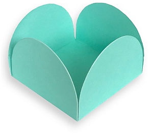 50 Forminhas Para Doces Azul Tiffany 4 Pétalas 10.93 Nc Toys Simples comprado 120