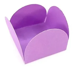 50 Forminhas Lilás Para Doces 4 Pétalas Mini 3X3X2 Cm 70.11 (Nc Toys)
